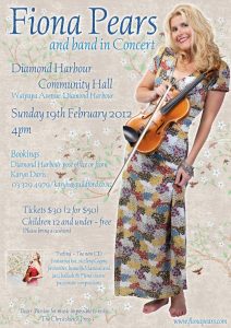 Fiona Pears Diamond Harbour concert poster 20120219