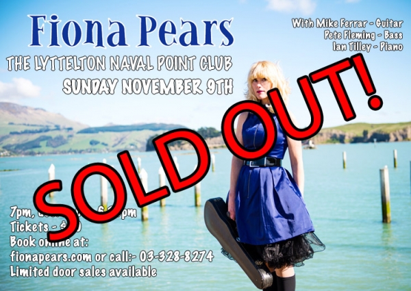 Fiona Pears - Concert - Lyttelton Naval Point Club - 20141109